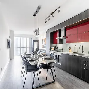 Apartment Stylish 1br + Office - Cn Tower View Toronto